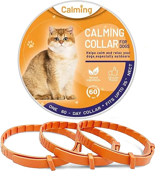 EHY 3 Pack Calming Collar for Cats, Pheromone Collar for Cats Efficient