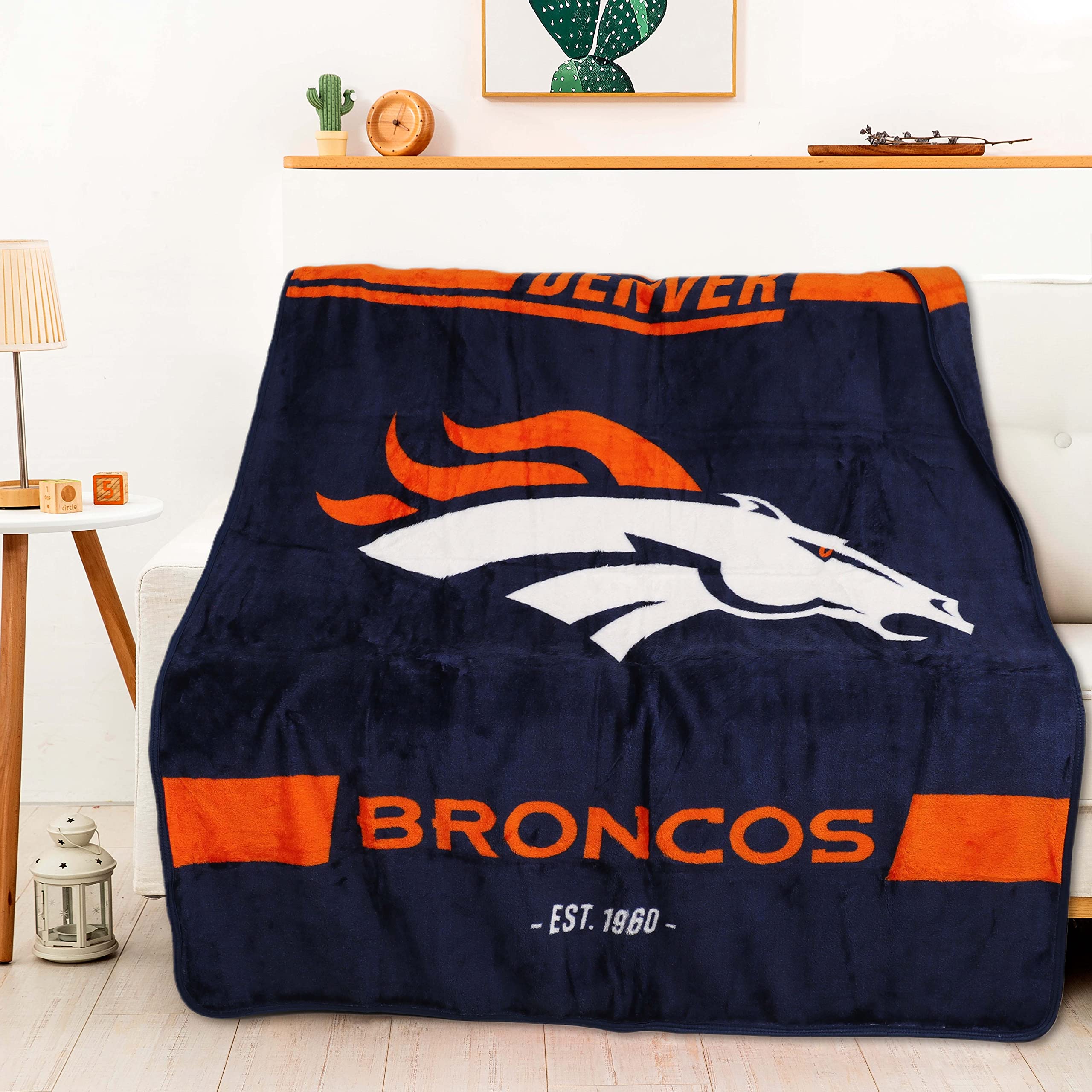 Amazon.com: Northwest NFL Legion Raschel Throw, 50 x 60 Denver Broncos :  Sports u0026 Outdoors