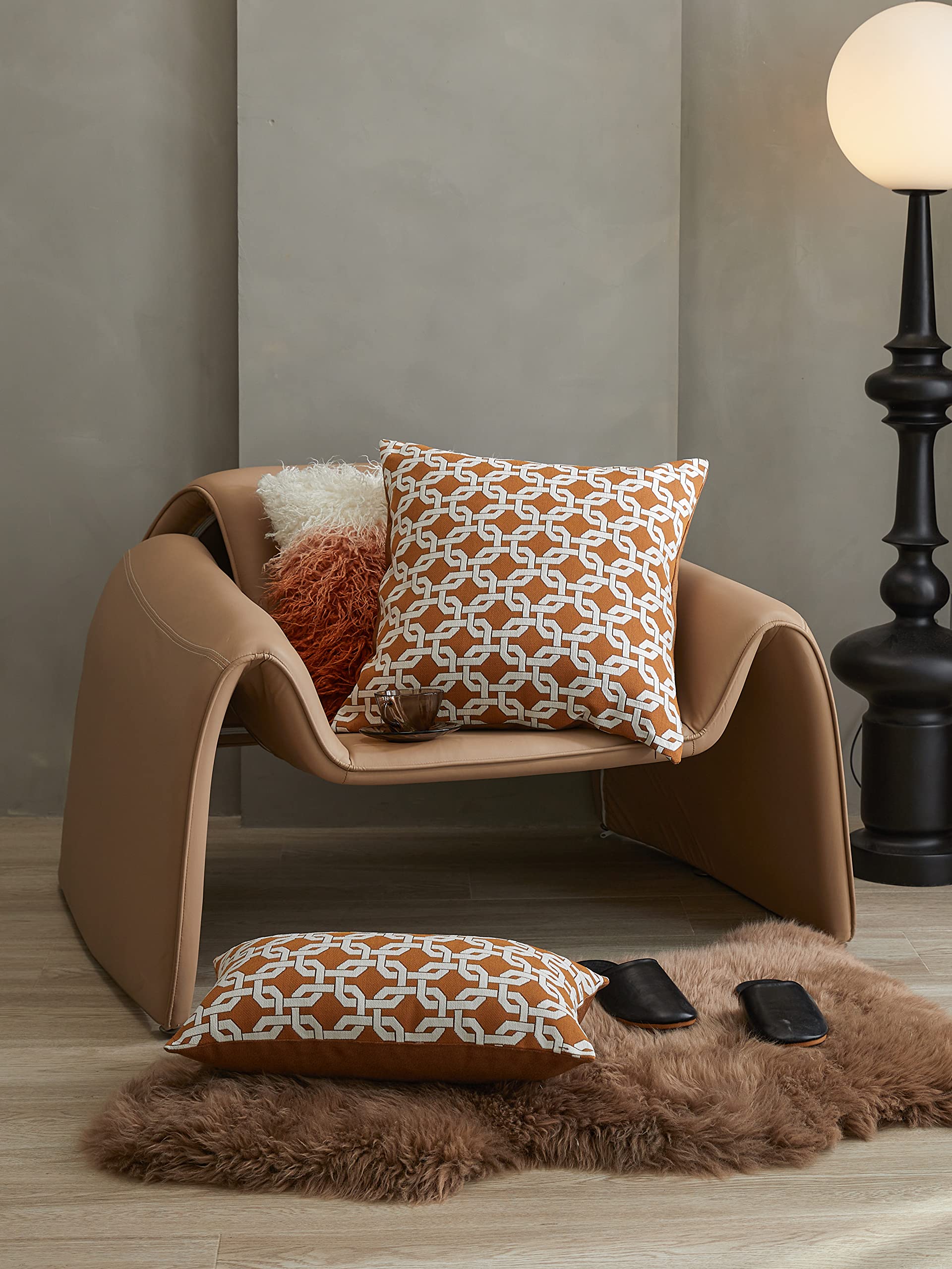 Amazon.co.jp: クッションカバー 50x50cm 北欧 2枚セット おしゃれ