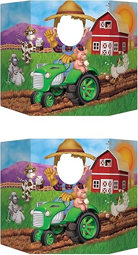 Miniatura 1 de Beistle Paquete de 2 accesorios para fotos de granja