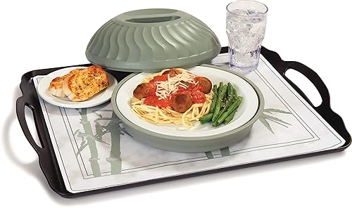 Miniatura 11 de Carlisle FoodService Products RST152003 Bandeja de servicio de habitación con asas, 15 x 20 pulgadas, color negro