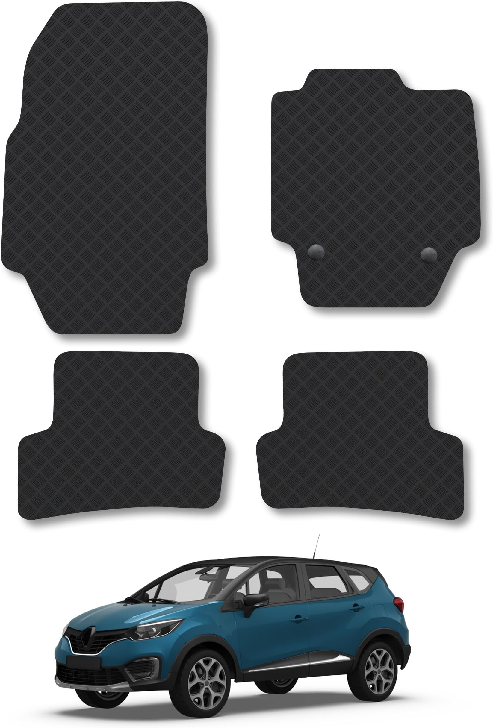 Renault Captur (2013-2020) 3mm Rubber Car Mats