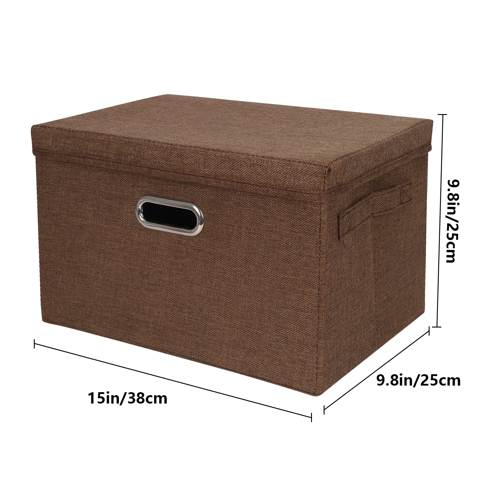 家具・インテリア SEA ARCVBX Folding Square Container L Amazon.com - HAIXIN Storage Bins with Lids, Collapsible and