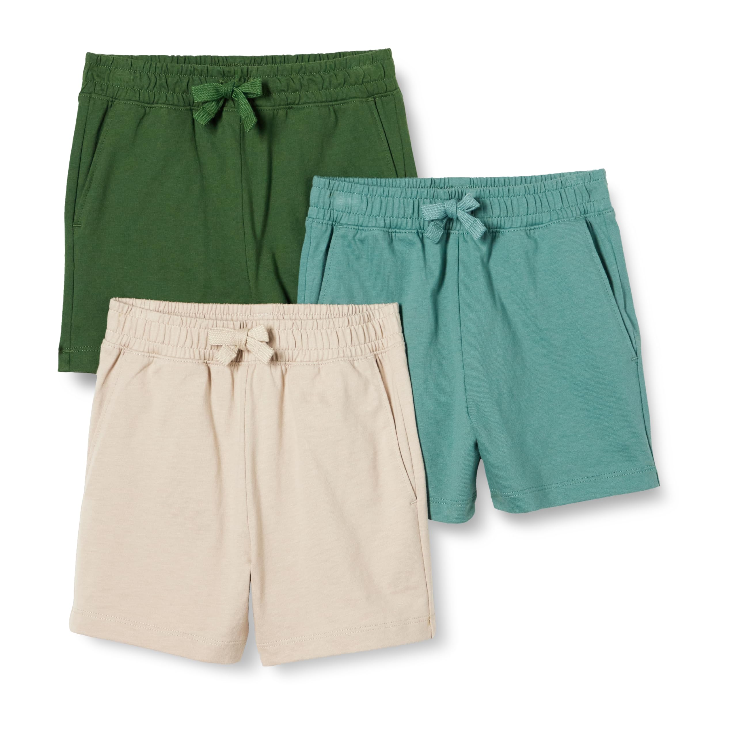 Amazon Essentials Bambini e Ragazzi Pantaloncini in Jersey di Cotone