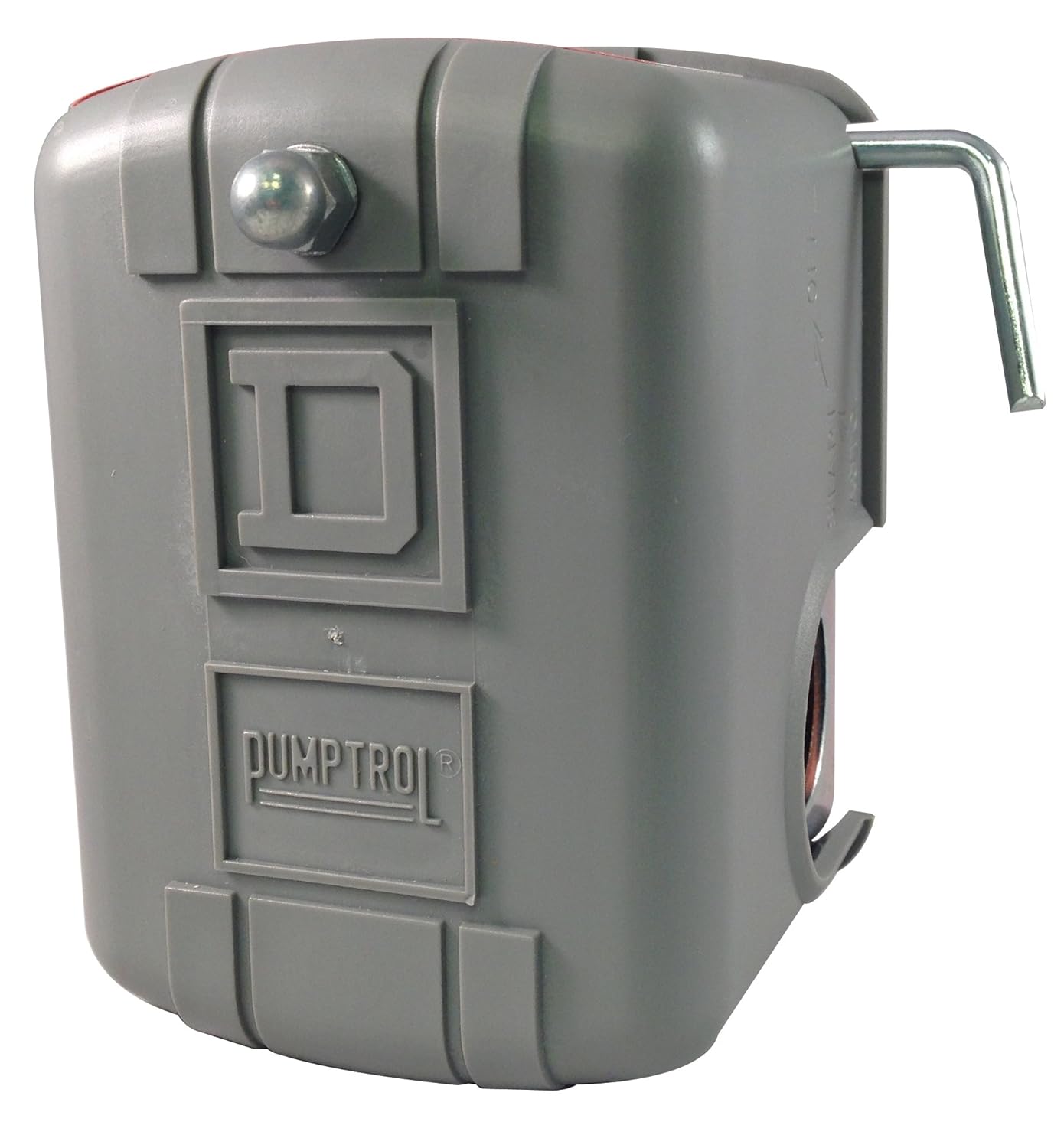 Telemecanique Sensors 9013FYG2J21M1 Air-Pump Pressure Switch, NEMA 1, 30-50 psi Pressure Setting, Diaphragm Actuated, ON-OFF Operation, Grey