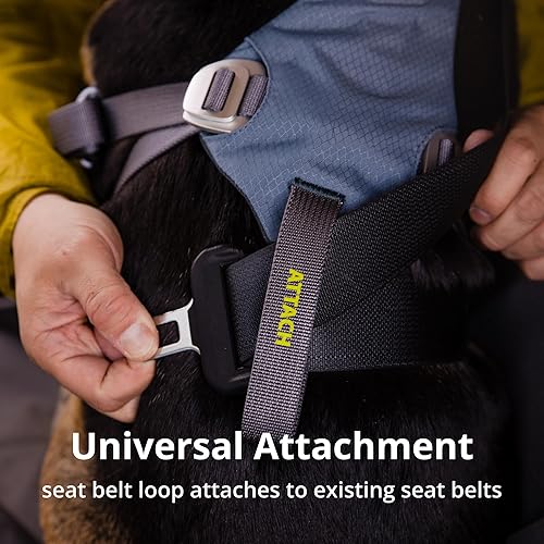 Miniatura 5 de Ruffwear, Load Up - Arnés para perro, arnés de seguridad para automóvil con clasificación de resistencia con accesorio universal para cinturón de