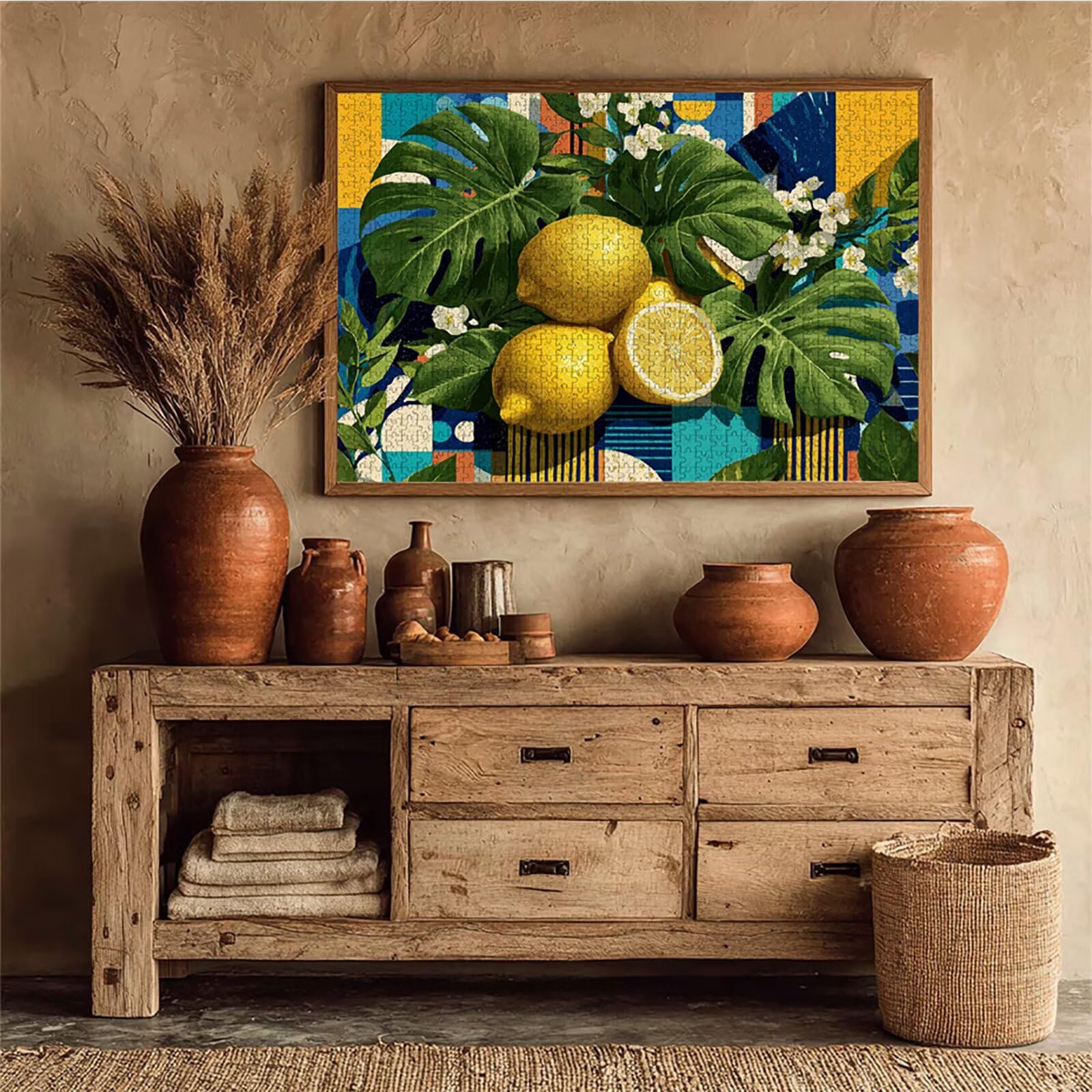 Puzzle 2000 elementów dla dorosłych roślin, drewniane puzzle 99 x 70 cm, dla mężczyzn kobiet starszych seniorów, części ściśle do siebie pasują, dekompresja, dekoracja ścienna, prezenty dla