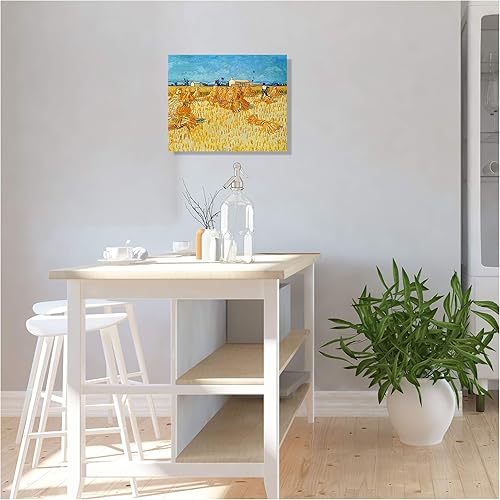 Miniatura 703 de A&T ARTWORK The Starry Night de Vincent Van Gogh. Tamaño del marco: 36 x 30 pulgadas, tamaño de la imagen: 30 x 24 pulgadas, reproducciones clásicas