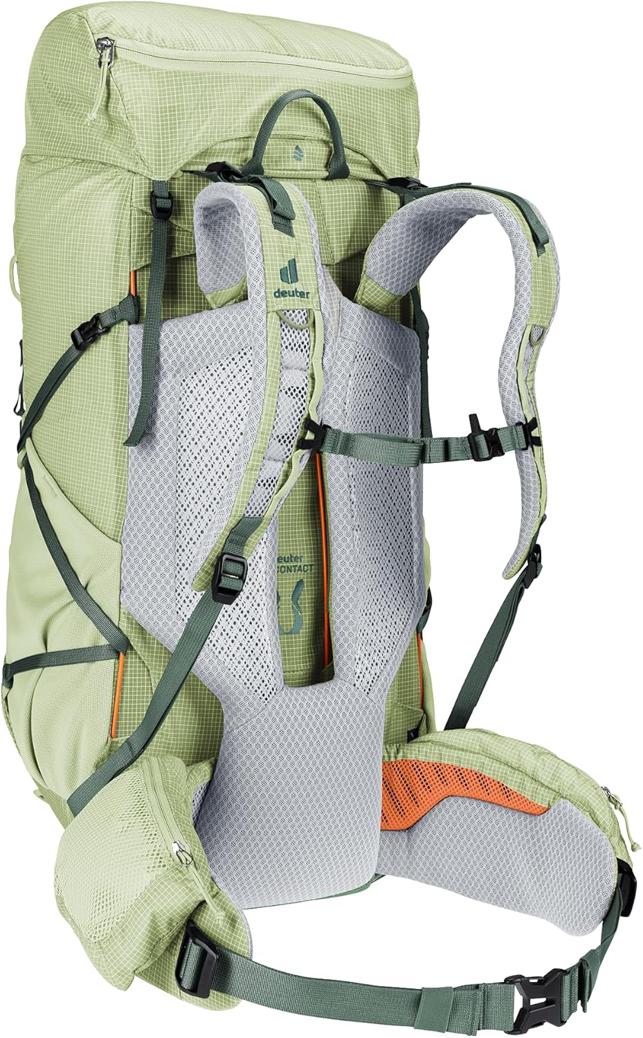 Deuter Women's Aircontact Ultra 35 + 5L SL Lightweight Trekking & Thru-Hiker Backpack for Backpacking & Long-Distance Hiking & Travel - Mineral-Ivy