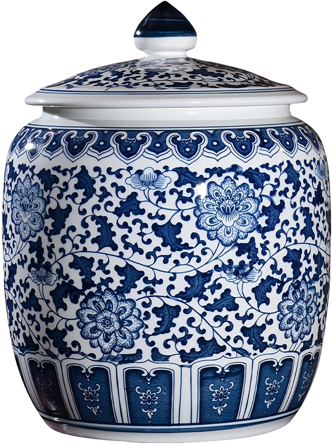 Rice Storage Bins,Ceramic Rice Bucket,Home Food Storage Containe