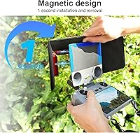 Vista 4 de FPVtosky RC 2 Funda Protectora de Capucha Solar para Controlador DJI Mini 4 Pro, Protector de Joysticks DJI RC 2 para Accesorios DJI Ari 3