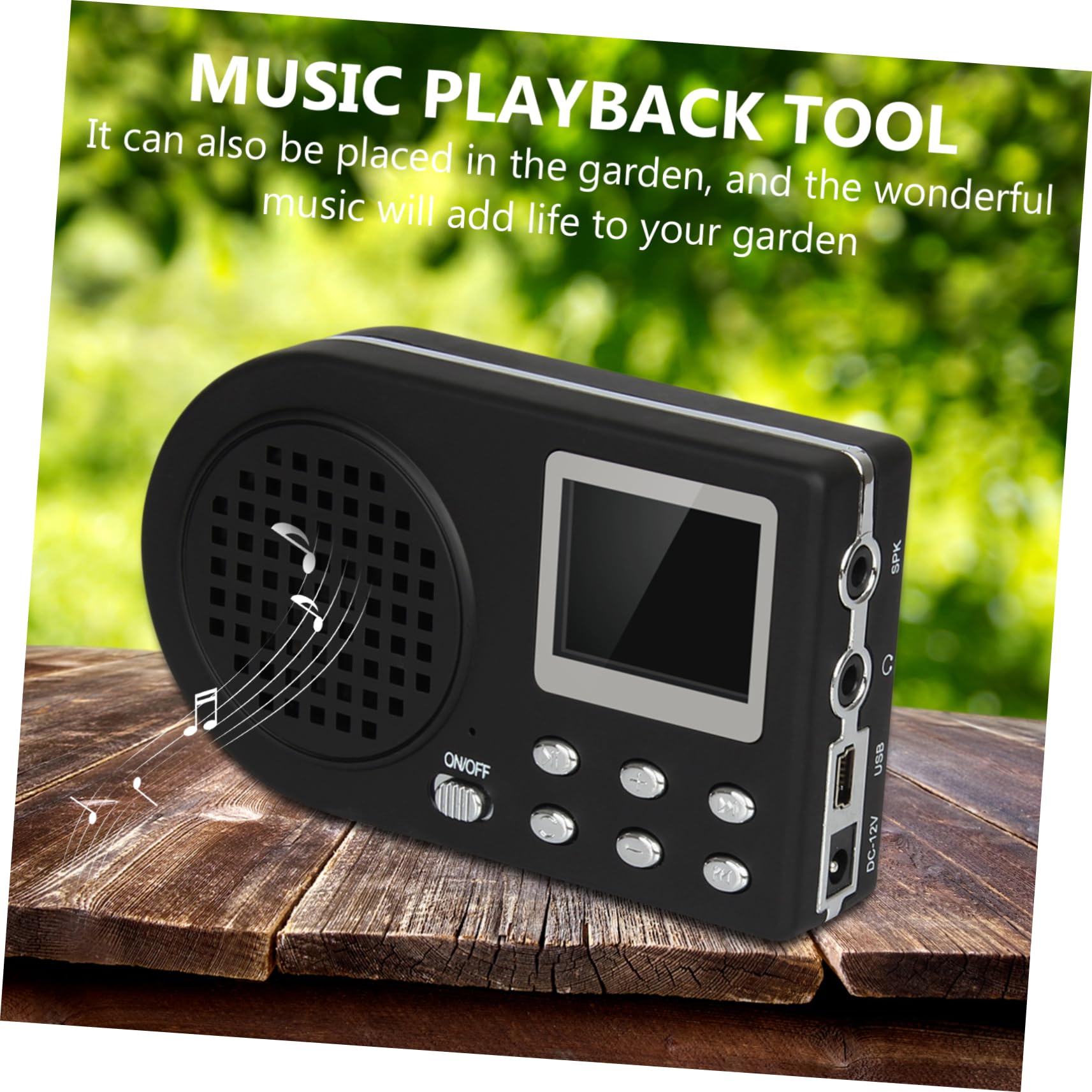 Veemoon Lettore Musicale Portatile Mp3 Nero con Design a Clip Appesa in Plastica, Cavo USB Incluso, come Regalo per Famiglia e Amici