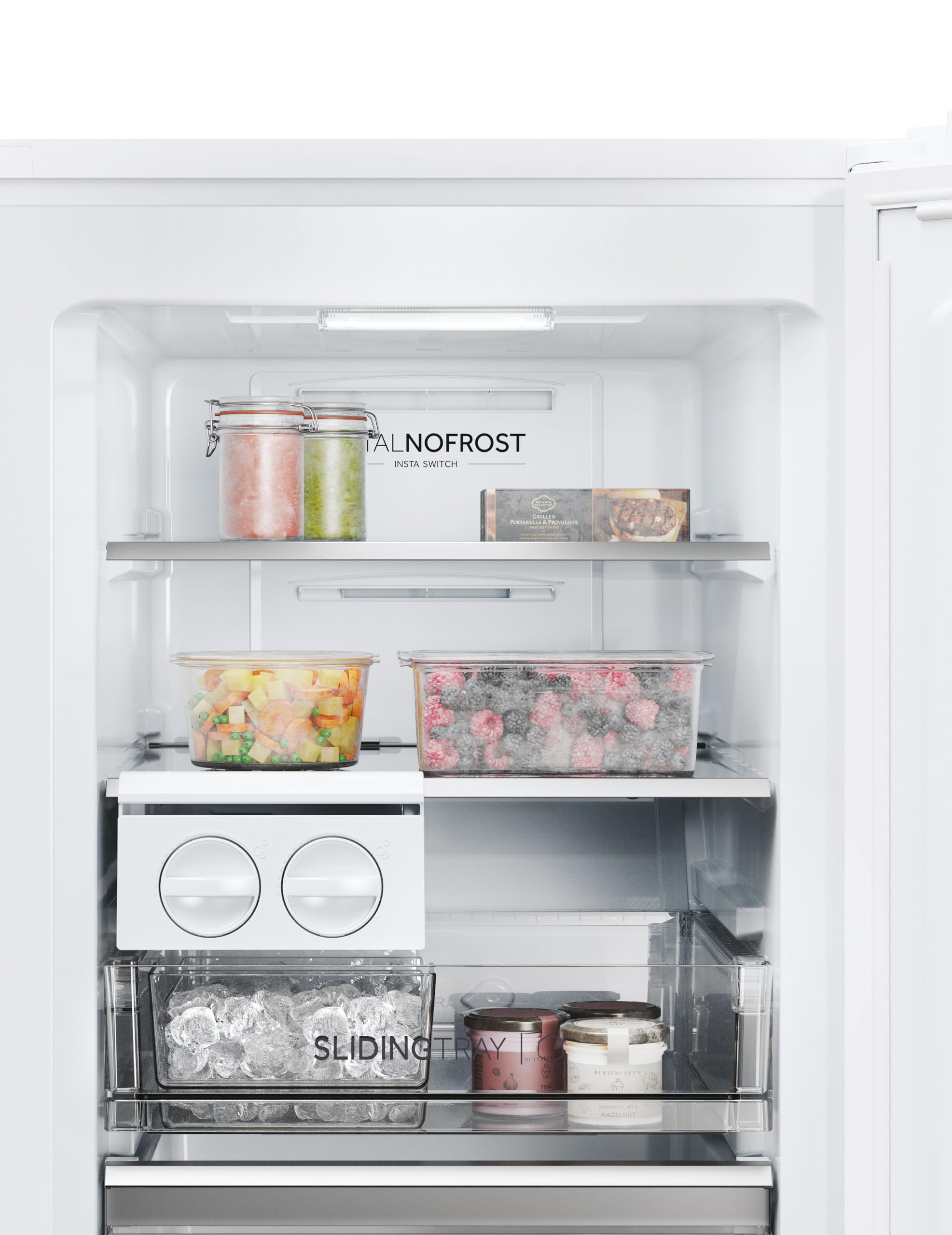 Haier H4F226WDH1 Congelatore/Instaswitch: refrigerazione o congelamento a seconda delle necessità/No Frost/Twist Ice Maker/Smart Hon-App/Inverter Compressore/Volume utile 226 L/Bianco