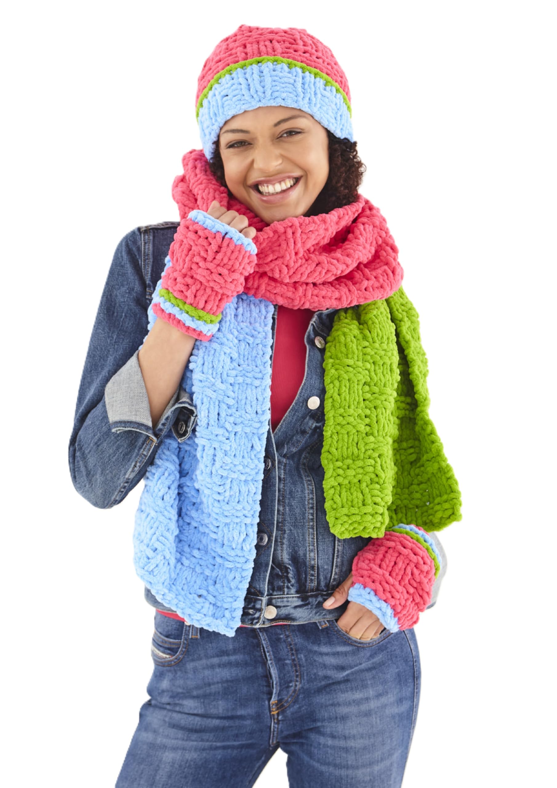 King Cole 6232 Knitting Pattern Womens Hats Scarves Handwarmers in Toastie