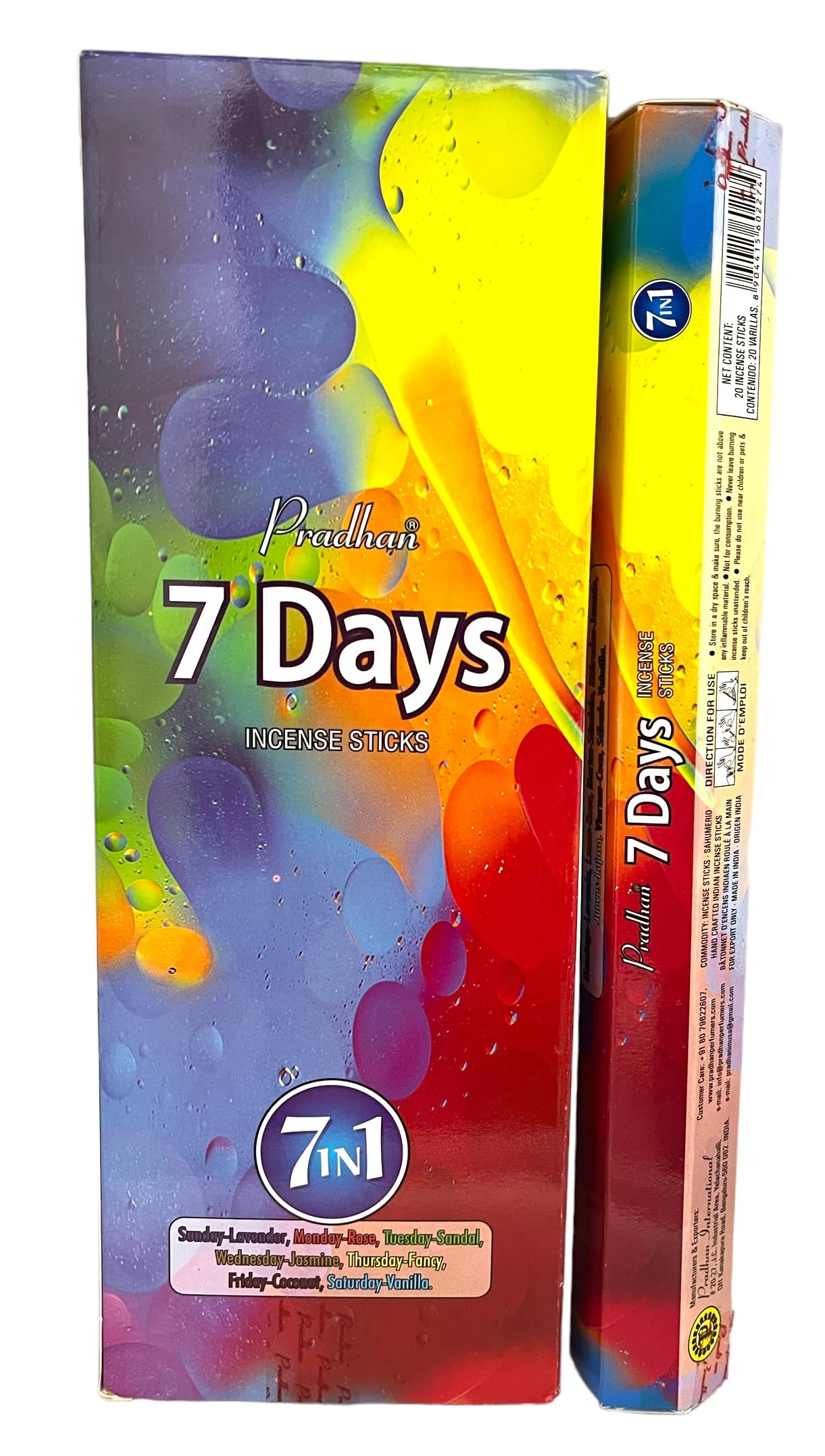 Pradhan - Muestra de 7 aromas - Surtido (7 días)