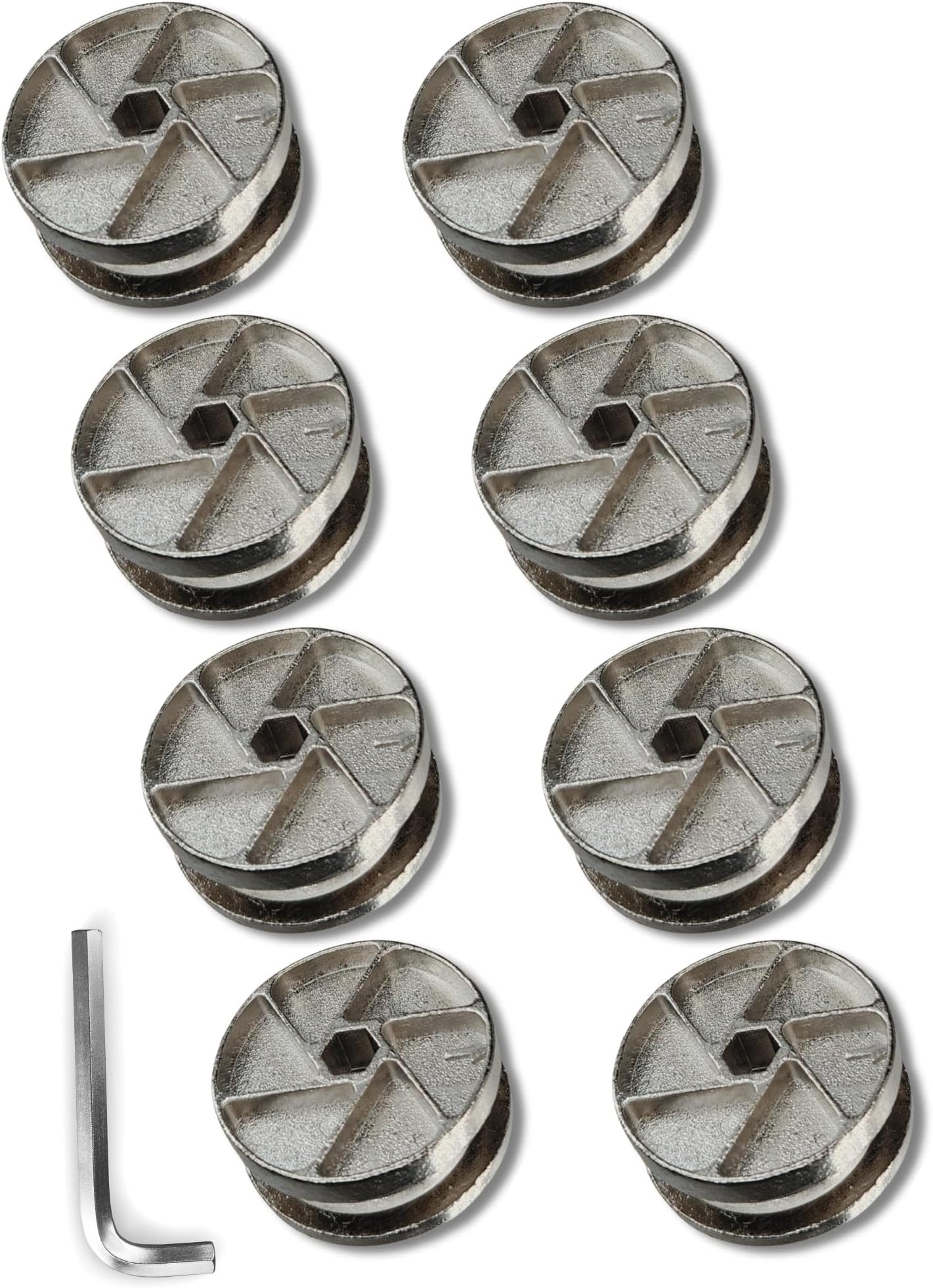 Heavy Duty Cam Wheel Locks Bed Frame Part Compatible with IKEA 114670 for MALM, SONGESAND, BRIMNES & More (8, 35mm)
