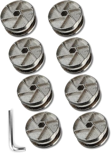 Candados de repuesto para ruedas de leva resistentes compatibles con IKEA 114670 como piezas de marco de cama para MALM, SONGESAND, BRIMNES,