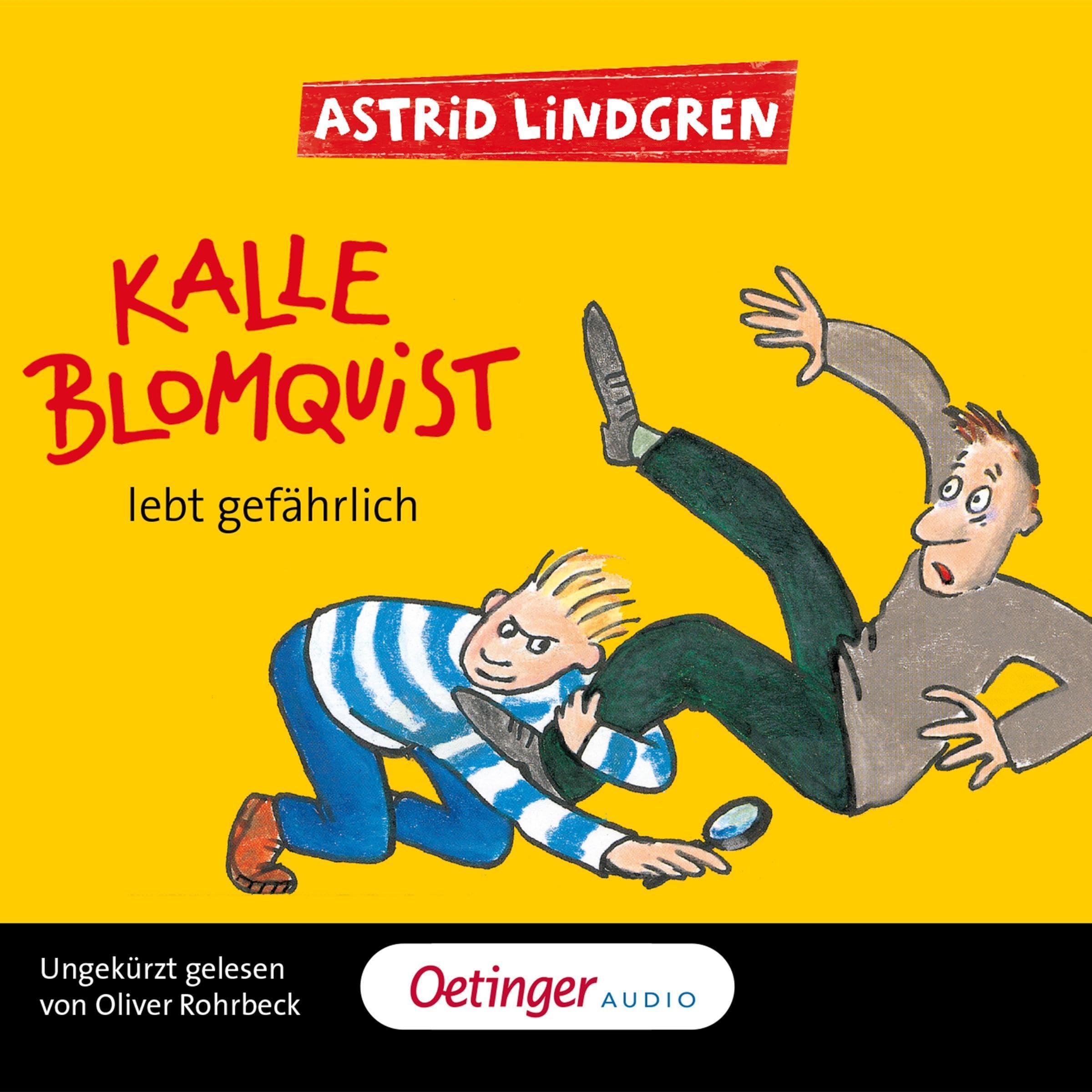 Cover art for Kalle Blomquist lebt gefährlich