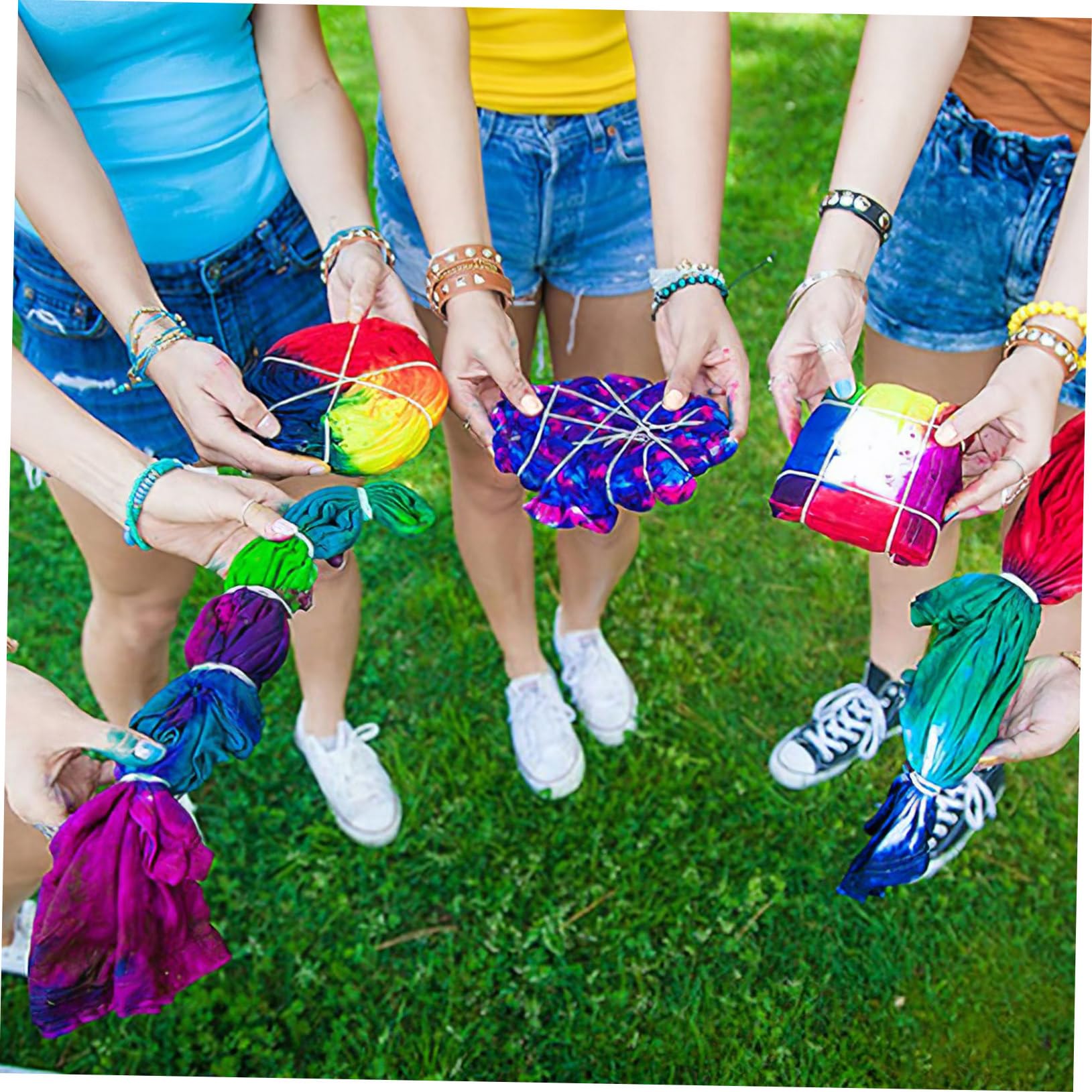 1juego De Polvo Para Teñir Telas Kit De Teñido Para Adultos Para Fiestas Campamentos De Verano y Manualidades