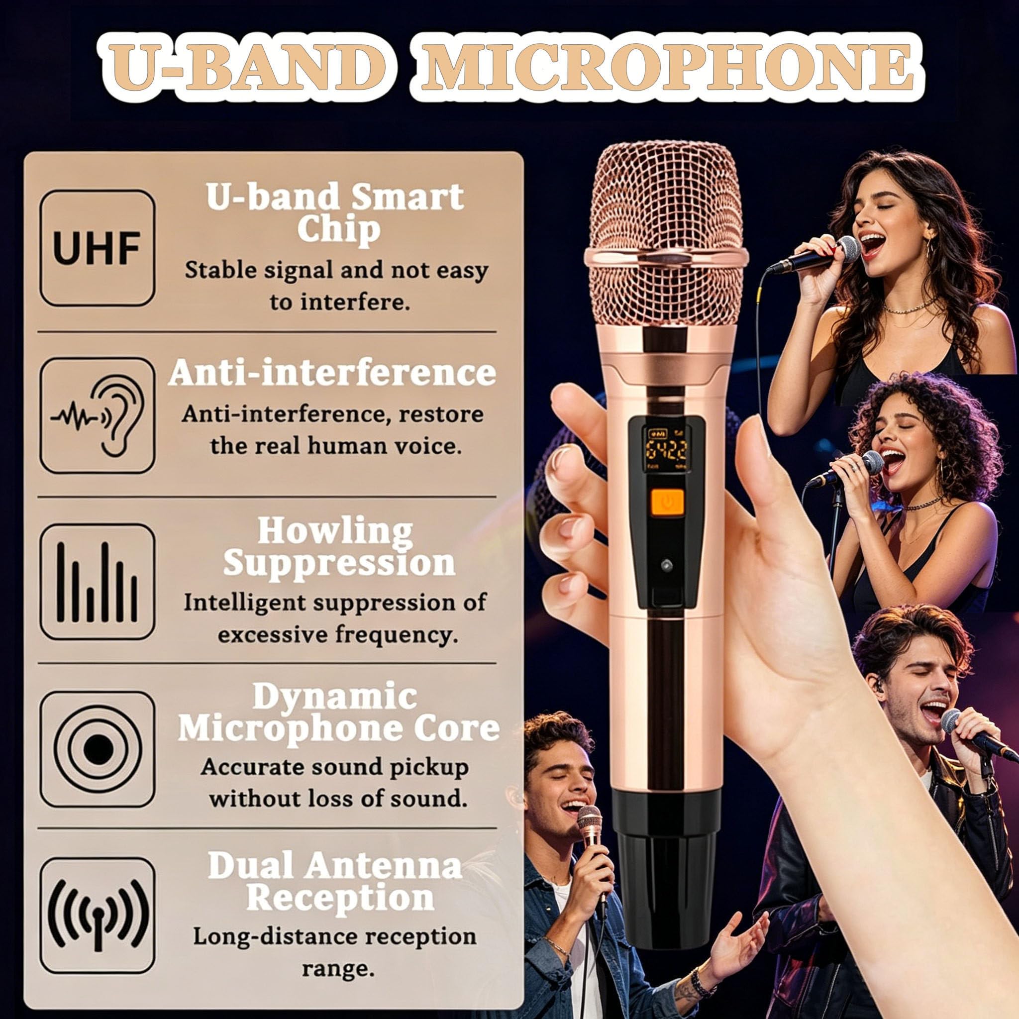 Karaoke-Maschine Mit 4k-HD-Touchscreen, Kabelloser WLAN-/Bluetooth-Verbindung Und Android 10 Dual-Betriebssystem Für Partys Und Unterhaltung Für Erwachsene Black-4TB