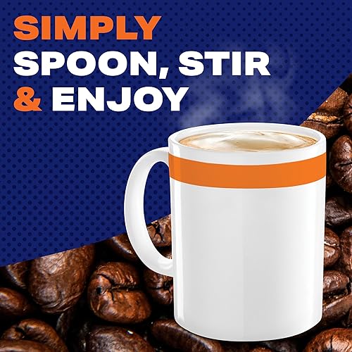 Vista 8 de Maxwell House International - Mezcla de café instantáneo de vainilla y caramelo con un estilo de cafetería (recipiente de 8.7 onzas)