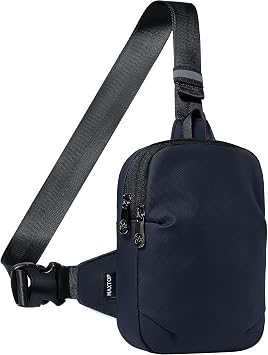 MAXTOP Small Sling Bag for Men Women Crossbody Chest Bags Water Resistant Fanny Pack Purse for Travel Sports Running Work