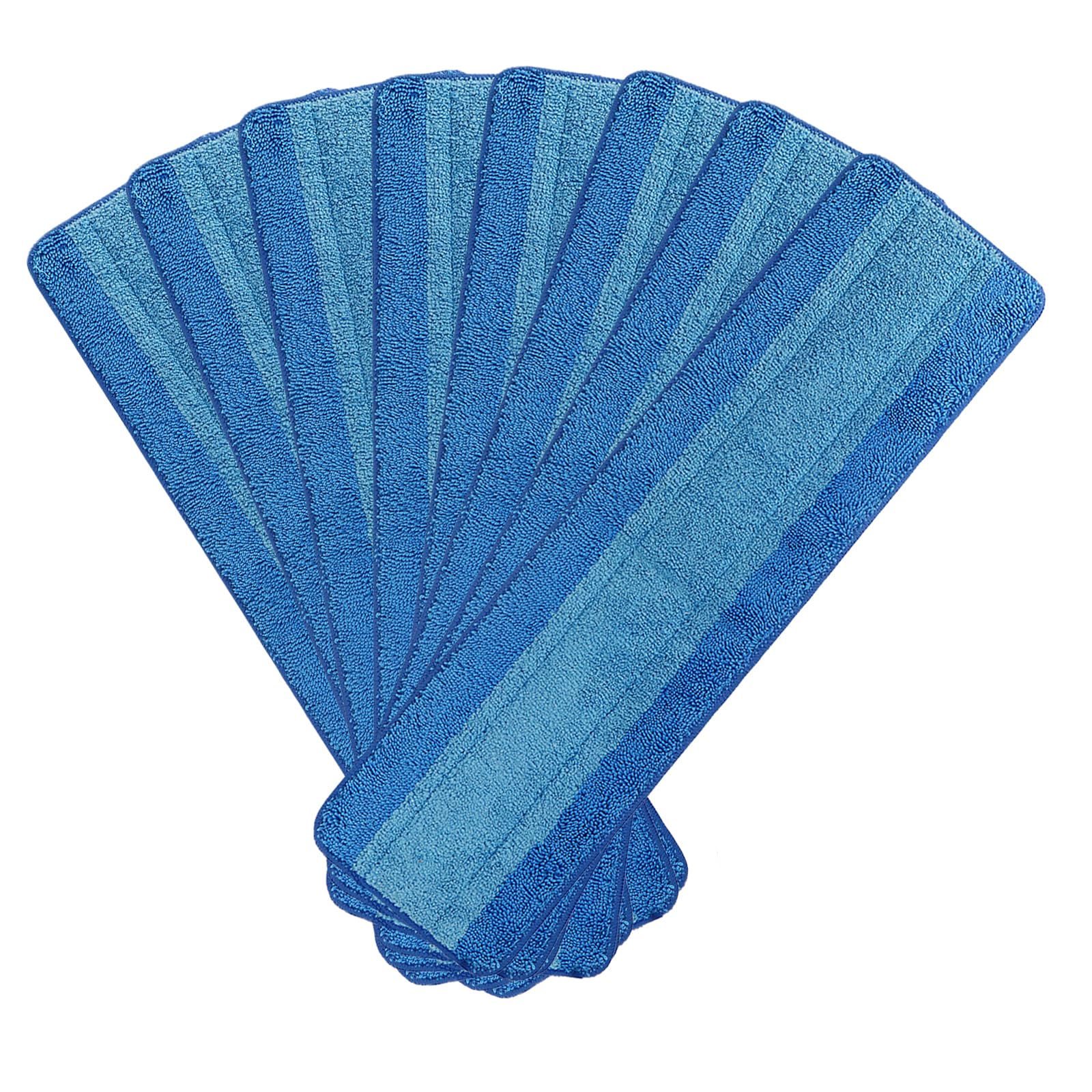 Microfiber Cleaning Pads Compatible with Bona Mop 18 Inch Mop Replacements Pads for Bona Spray Mop for Hardwood Floors Cleaning Washable, Reusable (8 Pack)