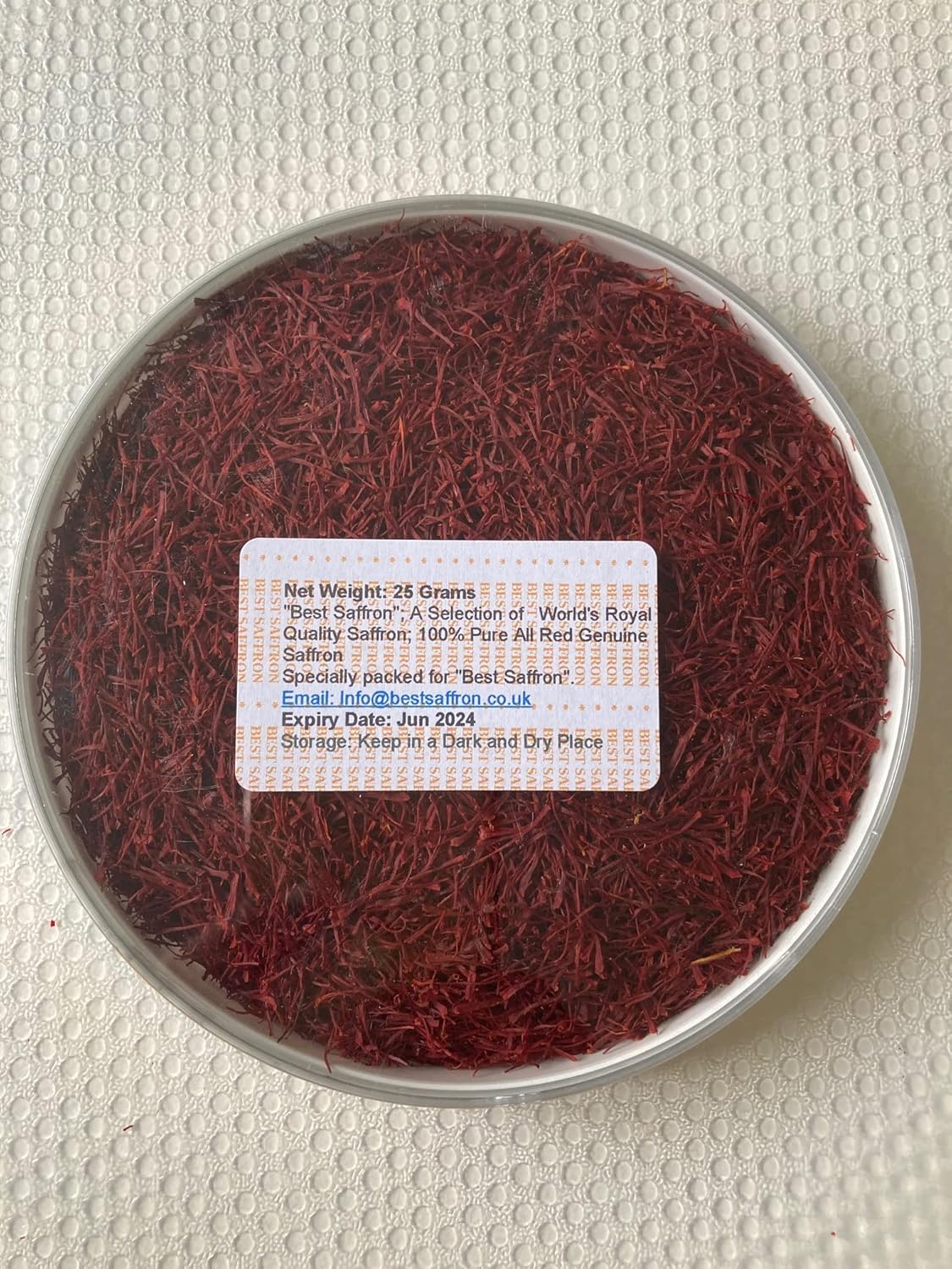 "Best Saffron"®; a Selection of The Finest Royal Saffron; 100 Pure All