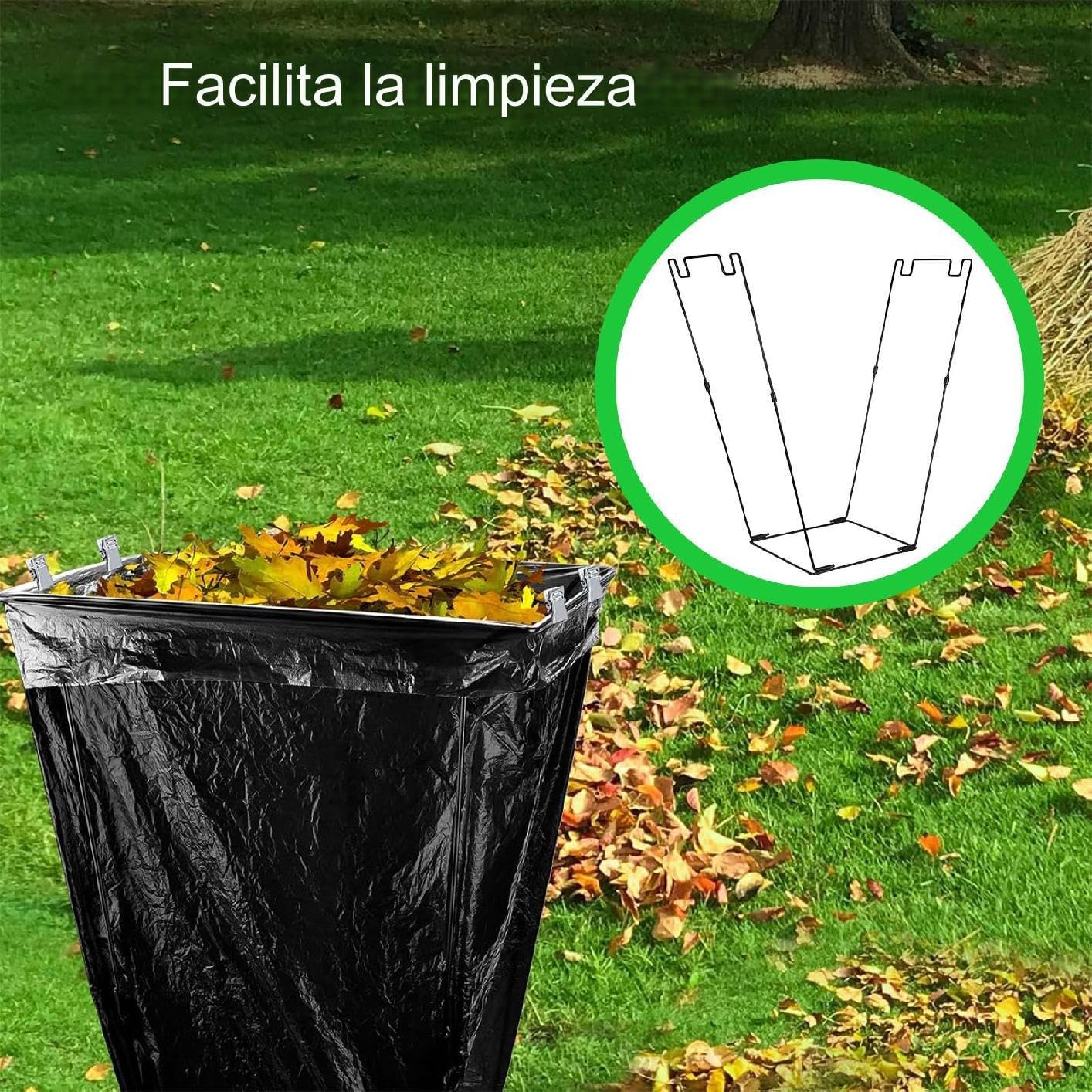 Garden Trash Bag Holder,Metal Trash Bag Holder - Garbage Bag Frame Holder - Outdoor Metal Leaves Bag Holder Holder, Mul Stand