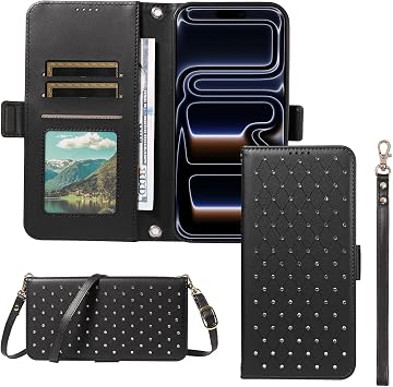 Galaxy A07 5G Case Notebook Type Shoulder Galaxy A07 Smartphone Case Mobile Cover Wallet Type Applicable Samsung Galaxy A06 4G/5G Notebook Type Case Shoulder Cross Diagonal Jerry A06 Mobile Phone Case