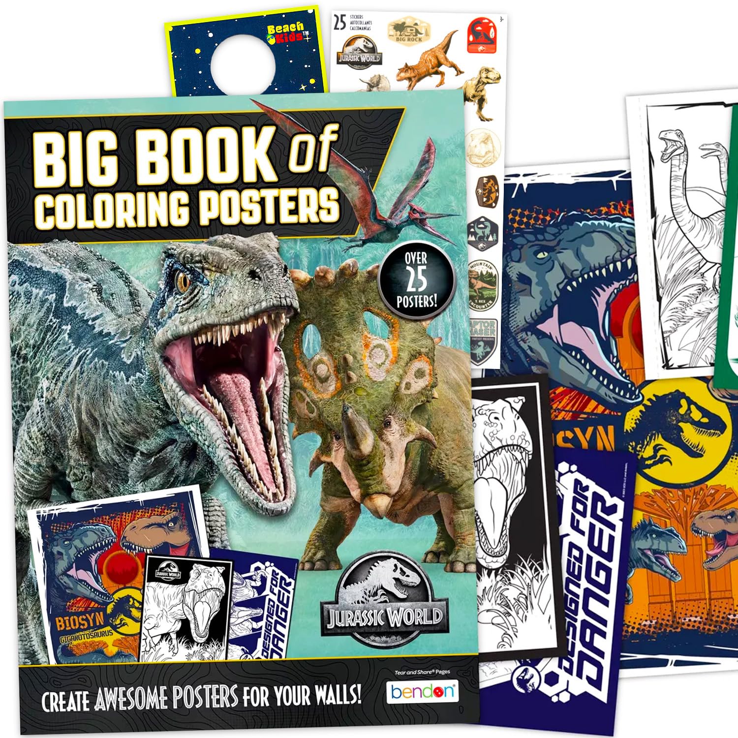 Amazon.com: Jurassic World Poster Book Set - Bundle with 25+