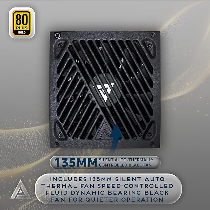 Fuente Apevia Galaxy 1000W 80+ Gold ATX 3.1 Modular miniatura 4