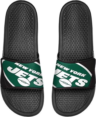 Miniatura 74 de FOCO mens NFL Team Cropped Big Logo Shower Sport Slide Flip Flop Sandals