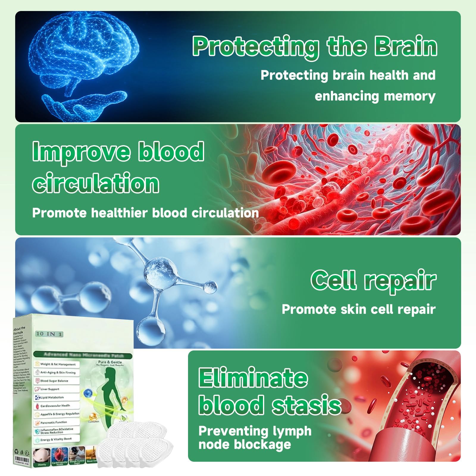 3 Boîtes Moringa Patchs Minceurs 10 en 1, Patch Nano Minceur, Patc h Minceur, Ingrédients Naturels, Patch Corporel Ultra Fin et Invisible, Usage Quotidien pour Homme et Femme