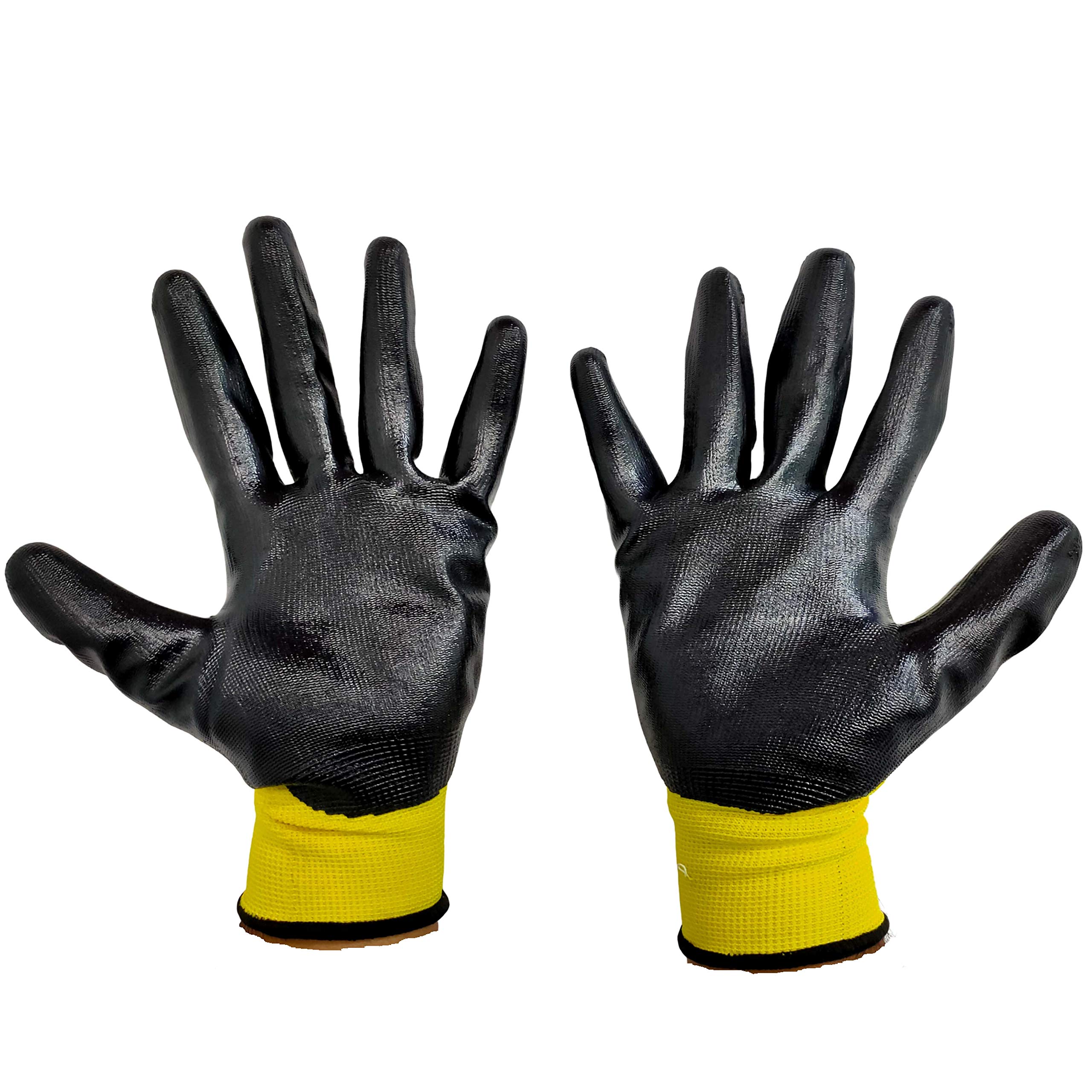 Jupiter Industries Knife Cut and Puncture Resistant Latex Hand Safety Gloves - Yellow (B084DSQHK6) Amazon Price History, Amazon Price Tracker