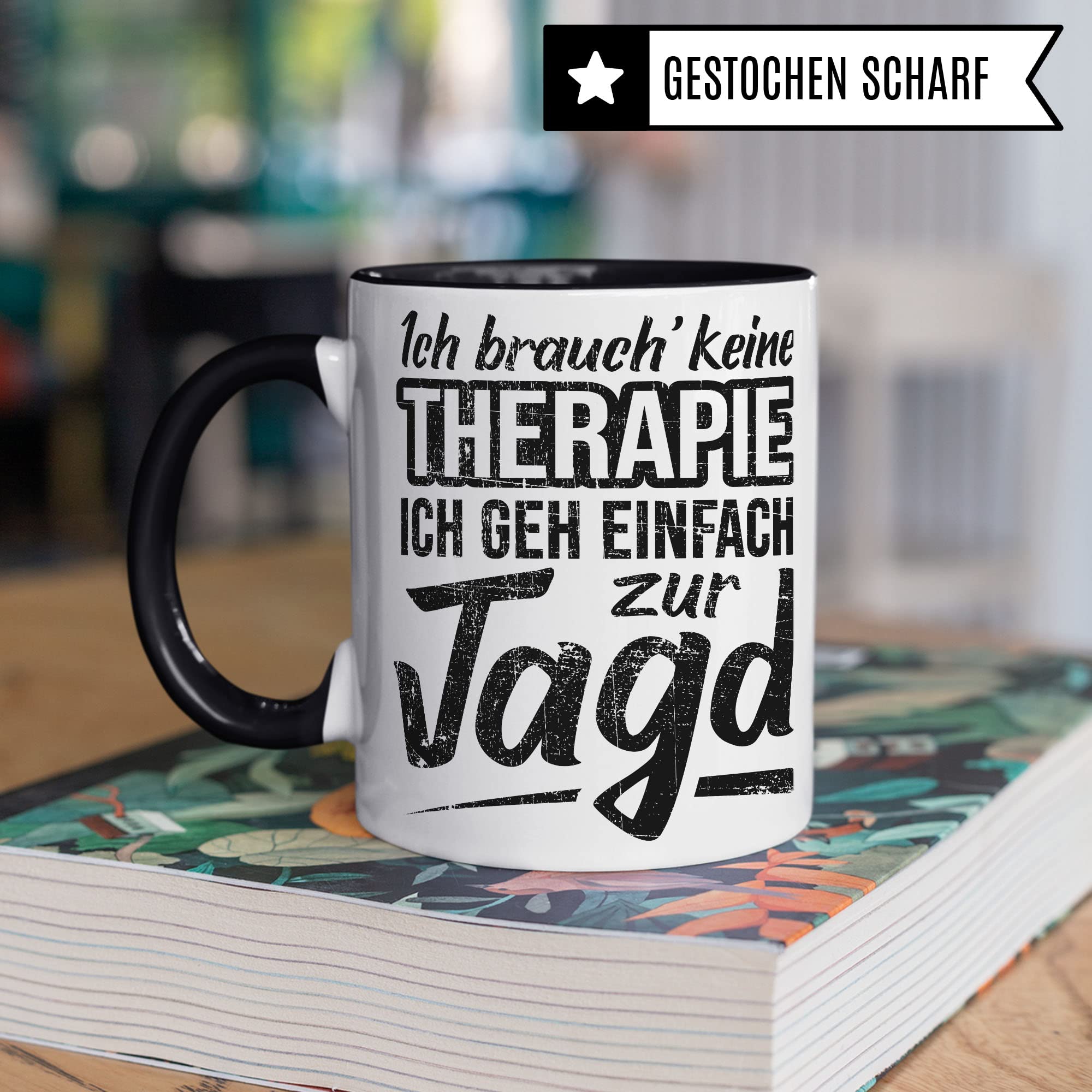 Jäger Tasse Mit Lustigem Spruch – 330 Ml, Spülmaschinenfest, Geschenk Für Jäger