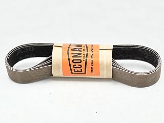 Econaway Abrasives 1"x18"-5 Piece 600 Grit Trizact Belt Package - Compatible with Work Sharp Ken Onion Knife & Tool Sharpener - Optional Blade Grinding Attachment, Model# WSSAKO81112