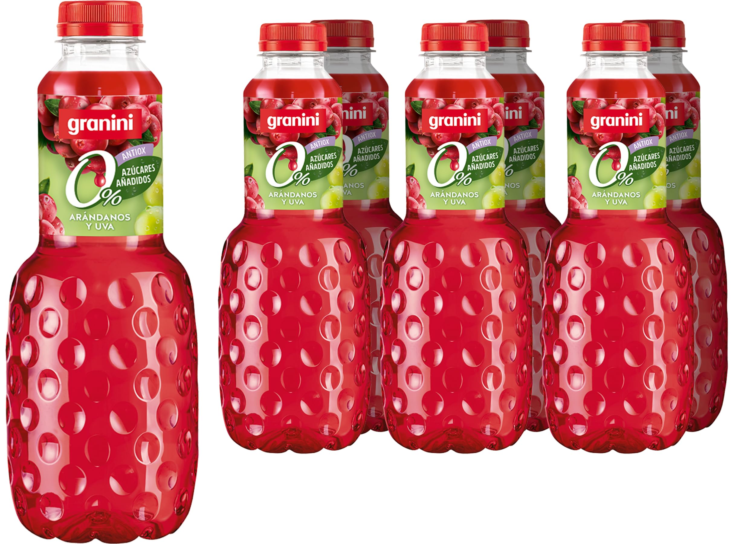 Granini Bebida de frutas Arándanos y Uva Pack 6 x 1L Clásicos Mix