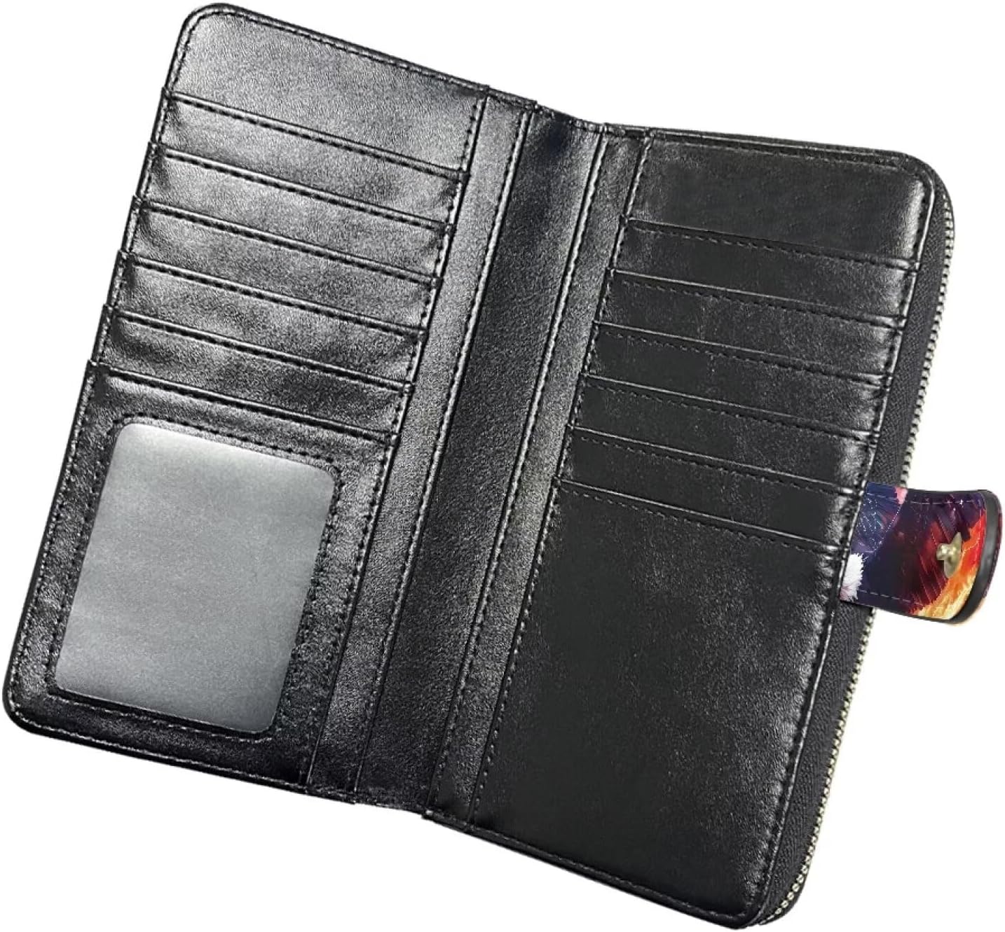 COEQINE Animal Wallet, Cute Chicken Long Leather Money Bag, Handbag With Zipper for Coin Phone, Travel Handbag for Party - Image 3