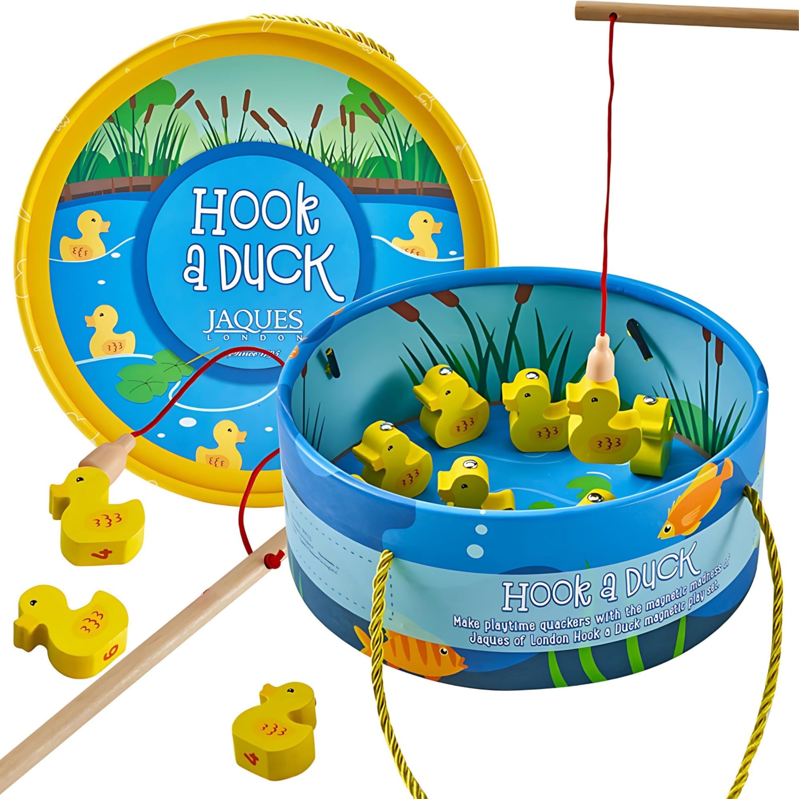 Jaques of London Hook a Duck Magnetic Fishing Game, Multicolor