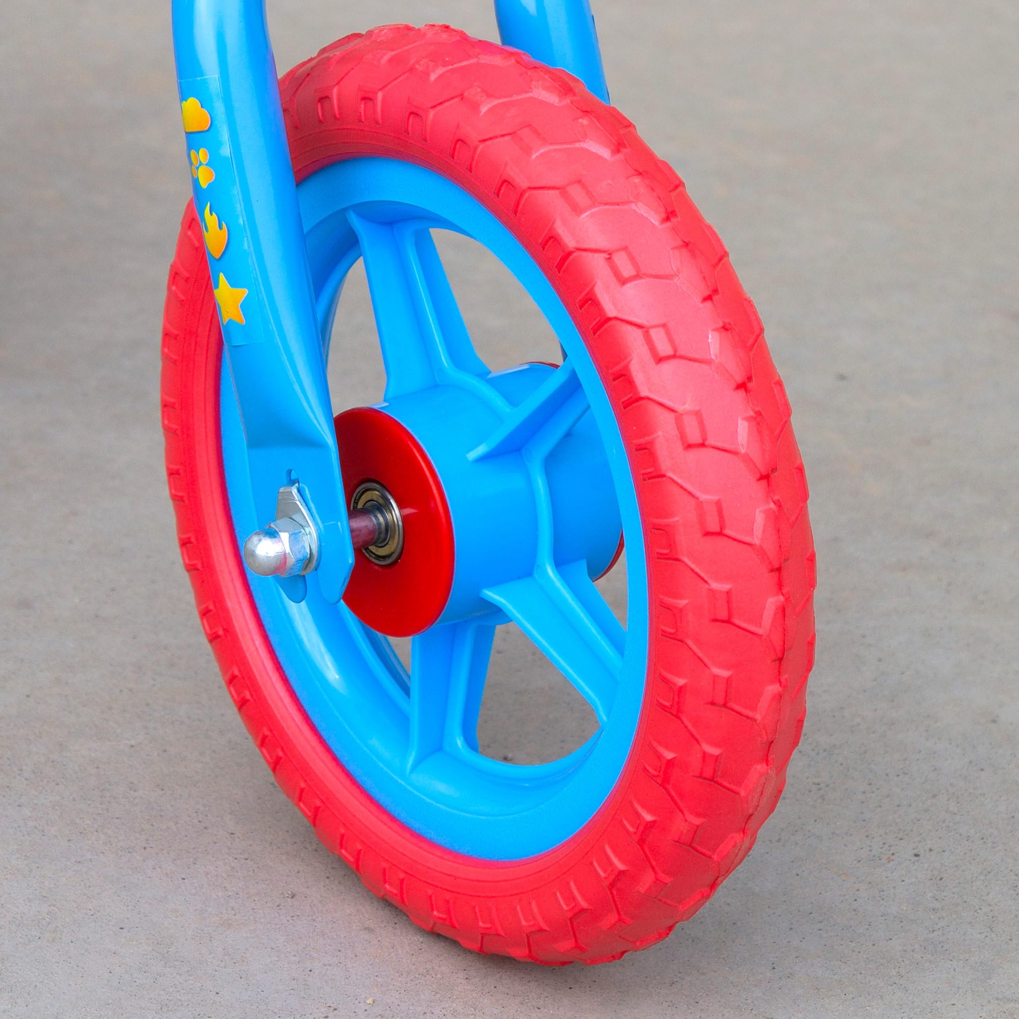 La Patrulla Canina Bicicleta sin pedales, 70x41x50 cm, Máx. 20 kg, Bici de equilibrio, Ruedas antipinchazos, Manillar y sillín regulables, Altura ajustable, Licencia oficial, +2 años (77751)