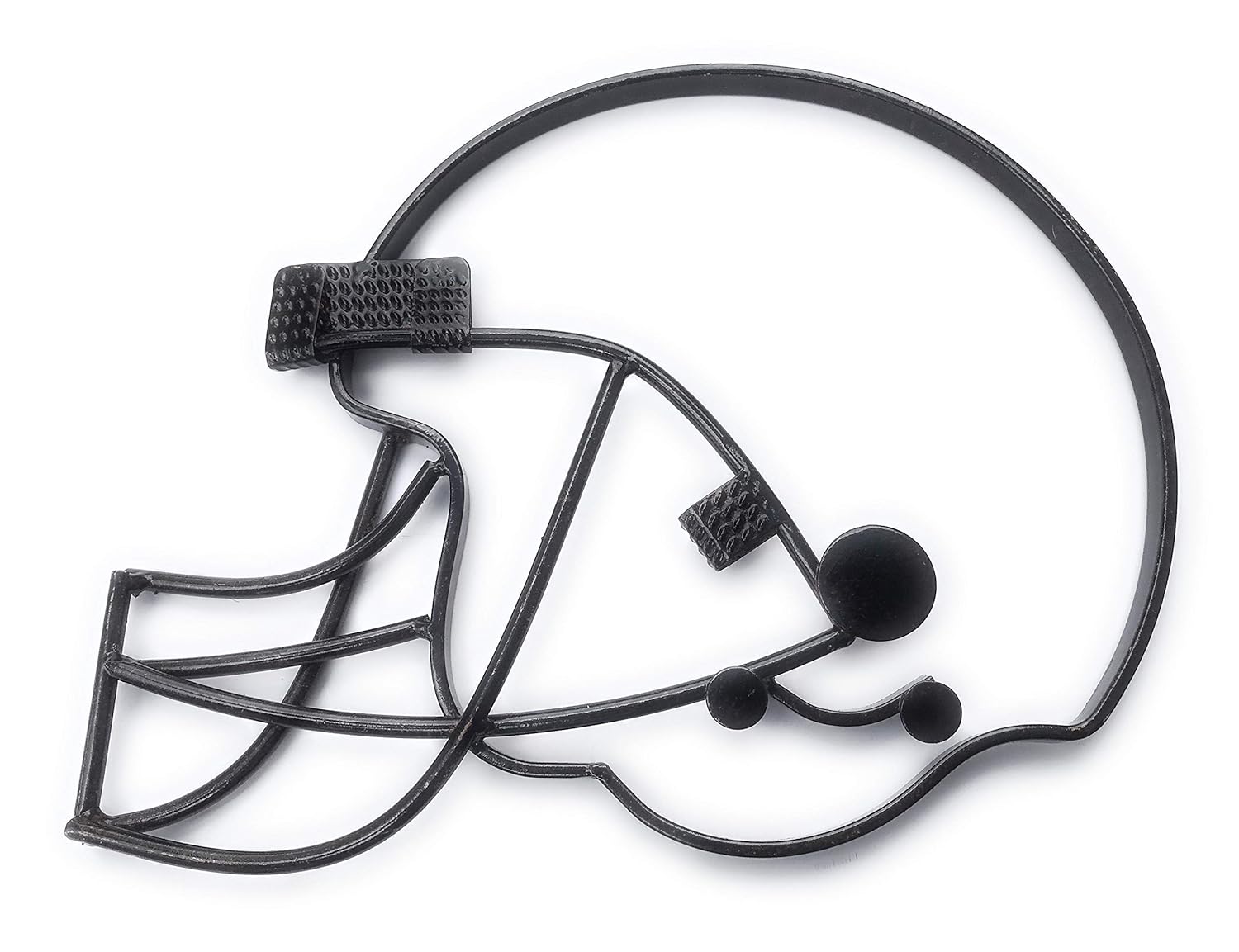 Football Helmet Sports Nursery Decor Metal Wall Art Gift for Players Bedroom