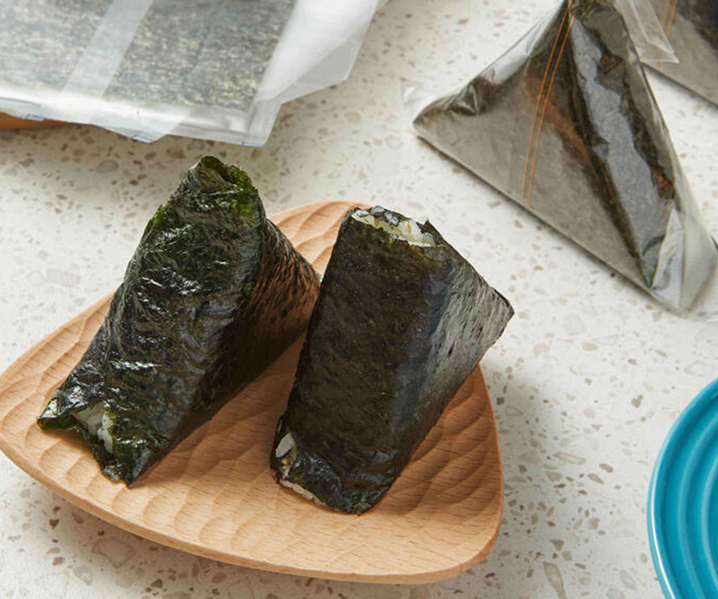 Triangle Sushi Samgak Gimbap Onigiri Seetang 100g 100 Blätter | Perfekt für Lunchboxen | Vielfalt an Füllungen möglich | Knuspriger Genuss bis zum letzten Bissen | Einfach zu verwenden