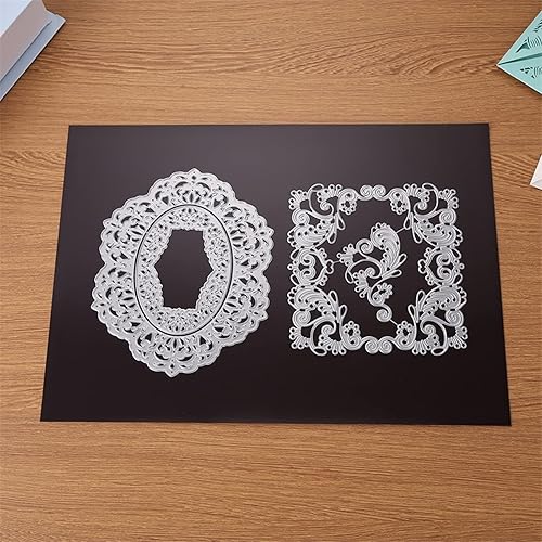 Miniatura 7 de Hojas magnéticas de goma de tamaño A4 para almacenamiento de troqueles de corte, 0.012 in de grosor, juego de 10 piezas de 11.7 x 8.2 pulgadas, hoja