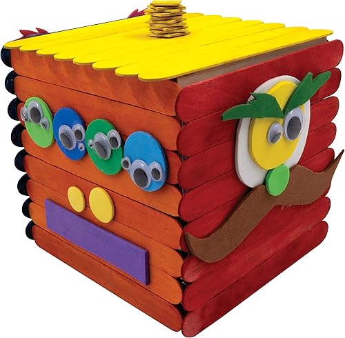 Miniatura 3 de Creativity Street -3776-02 Palitos de madera jumbo brillantes, 6 x 34 x 112 pulgadas, colores surtidos (paquete de 2)