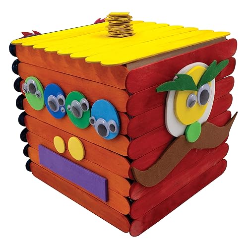 Miniatura 3 de Creativity Street -3776-02 Palitos de madera jumbo brillantes, 6 x 3/4 x 1/12 pulgadas, colores surtidos (paquete de 2)