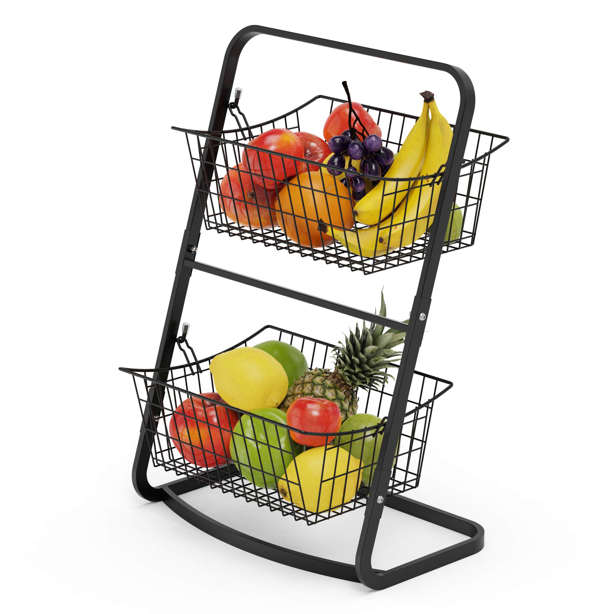 Buy 2Tier Fruit Basket Stand, Cambond Mini Countertop Fruit Holder