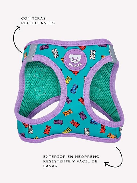 Foto 8 de 8 de DUKIER - Arnés de Cuerpo para Perro, Chaleco Body Antirones, Ajustable y Resistente para Mascotas, de Malla…