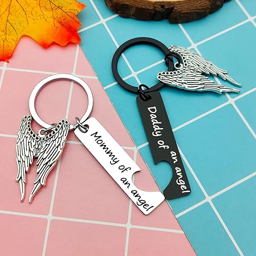Miniatura 4 de Heigebi Llavero conmemorativo para bebé, regalos de condolencias para pérdida de bebé, recuerdo para la pérdida del hijo de papá, mamá