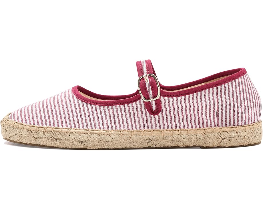 Soludos Seersucker Mary Jane Espadrille - Left View